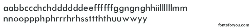 Шрифт FuturaNormalRegular – валлийские шрифты
