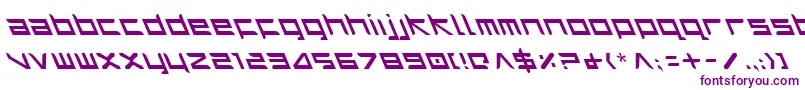 HarrierLeftalic Font – Purple Fonts on White Background