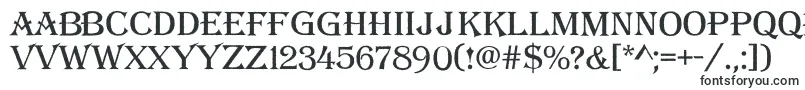Шрифт Alger14 – шрифты с фиксированной шириной