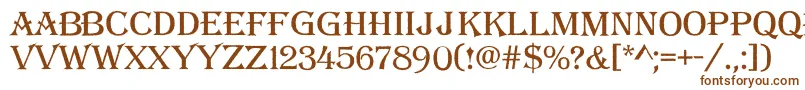 Alger14 Font – Brown Fonts