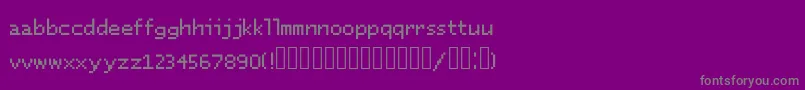 fuente Sylladexfanon – Fuentes Grises Sobre Fondo Morado
