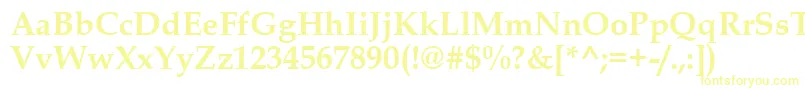 BookAntiquaРџРѕР»СѓР¶РёСЂРЅС‹Р№ Font – Yellow Fonts