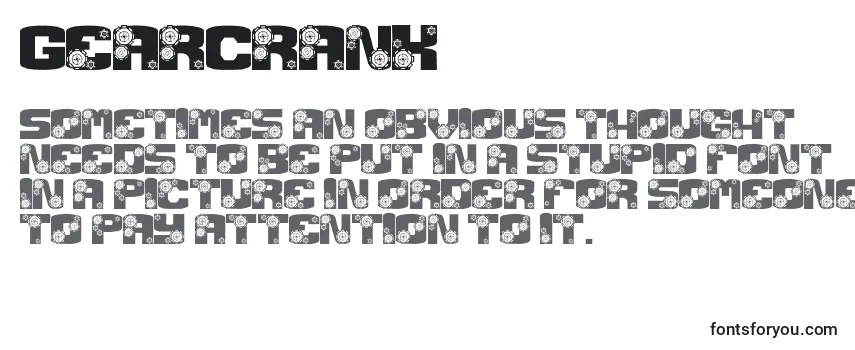 GearCrank Font