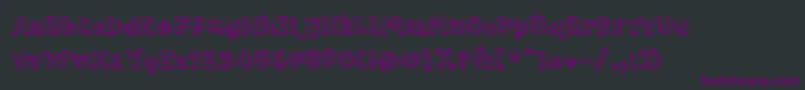 PfamateurRegular Font – Purple Fonts on Black Background