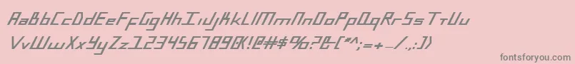 BlueJulyExtrabold Font – Gray Fonts on Pink Background