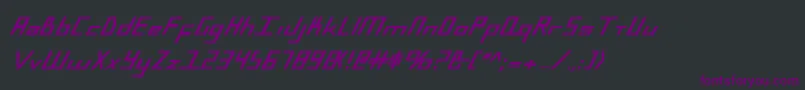 BlueJulyExtrabold Font – Purple Fonts on Black Background