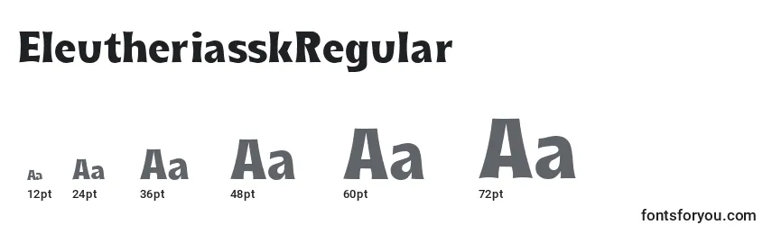 EleutheriasskRegular Font Sizes