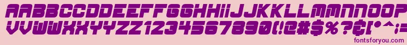 EspBdit-Schriftart – Violette Schriften auf rosa Hintergrund