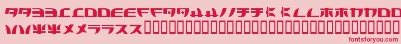 More about Tecnojap Font Tecnojap Font – Red Fonts on Pink Background