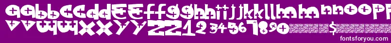Specialexit Font – White Fonts on Purple Background
