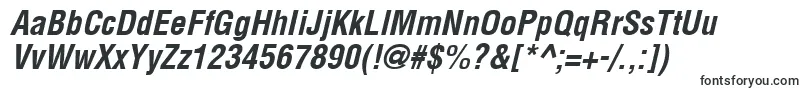 Шрифт Arenacondensed Bold Italic – шрифты для VK