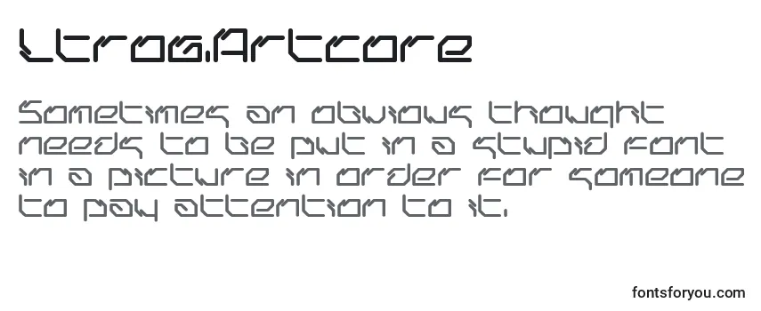 Ltr06.Artcore フォントのレビュー