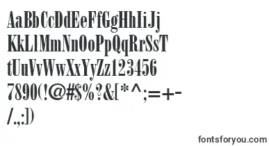  BodoniLtPosterCompressed font