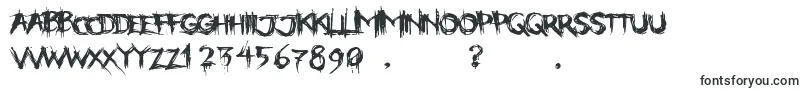 PaintItDeadEng-Schriftart – Schriftarten, die mit P beginnen