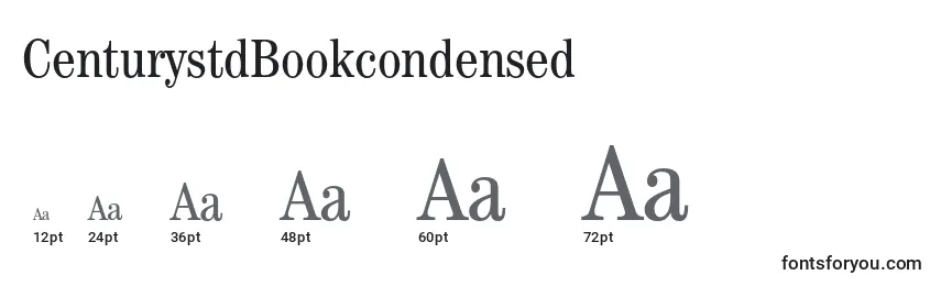 CenturystdBookcondensed Font Sizes