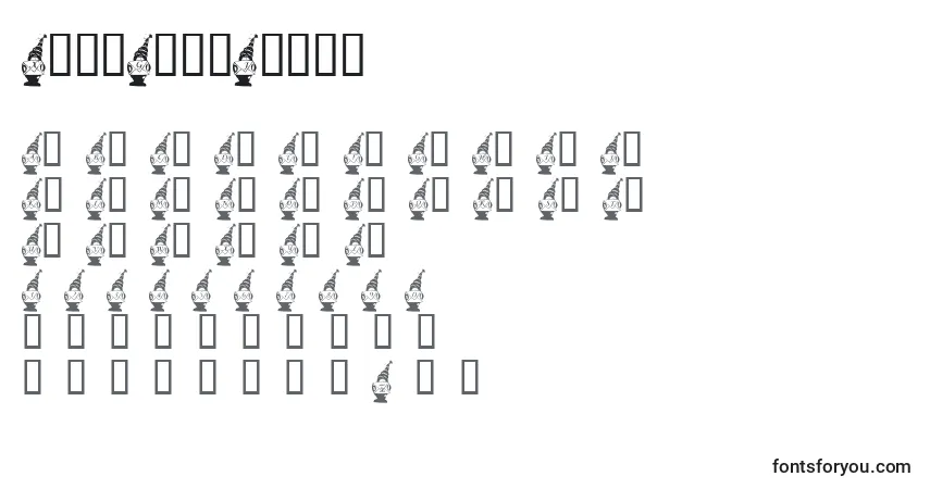 Шрифт XmasGirlJules – алфавит, цифры, специальные символы