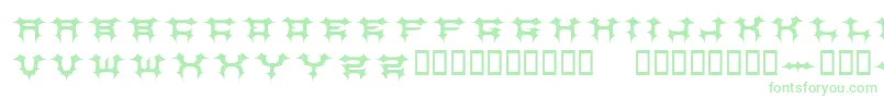 フォントCosmbv – 緑のフォント