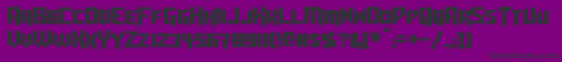 fuente Turok – Fuentes Negras Sobre Fondo Morado