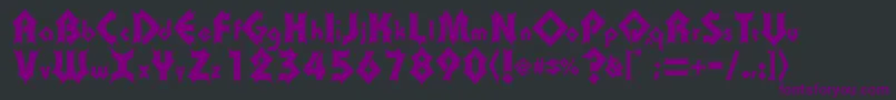 Transylv Font – Purple Fonts on Black Background