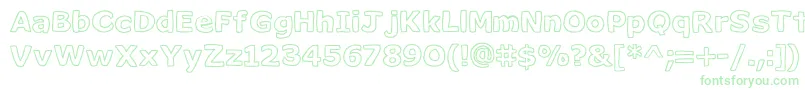 Milkcocoasrb-Schriftart – Grüne Schriften