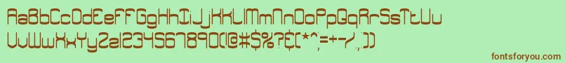 More about EnthuseSolidBrk Font EnthuseSolidBrk Font – Brown Fonts on Green Background
