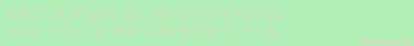 Goingtodogreatthings Font – Pink Fonts on Green Background