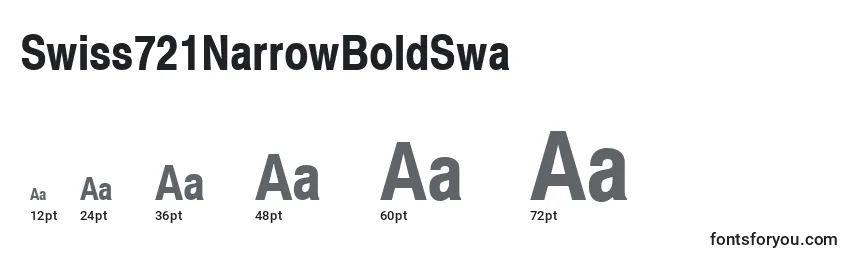 Размеры шрифта Swiss721NarrowBoldSwa