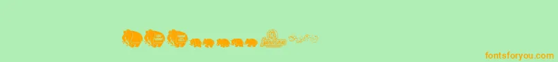 Más sobre la fuente Pinkcandypopcornbats fuente Pinkcandypopcornbats – Fuentes Naranjas Sobre Fondo Verde