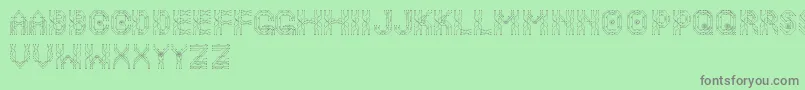 Шрифт Neodrive – серые шрифты на зелёном фоне