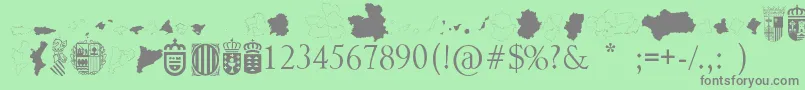 More about AutonomicSpain Font AutonomicSpain Font – Gray Fonts on Green Background
