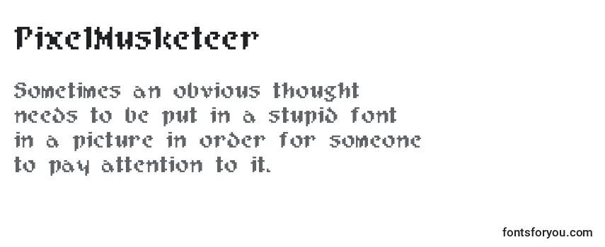 Review of the PixelMusketeer Font