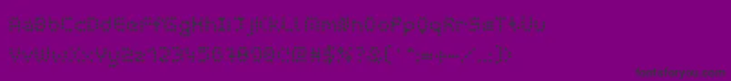 CurlyLavaBubbleLight Font – Black Fonts on Purple Background