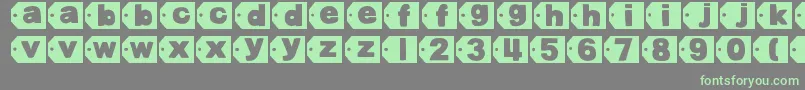 More about DjbTaggedAgain2 Font DjbTaggedAgain2 Font – Green Fonts on Gray Background