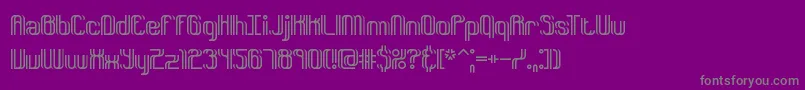 DyphusionBrk Font – Gray Fonts on Purple Background