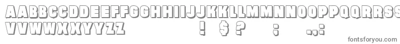 EvilConspiracyShadow-Schriftart – Graue Schriften