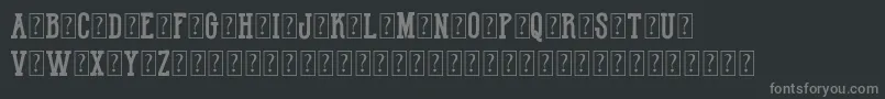 HotNationalTeamDemo Font – Gray Fonts on Black Background