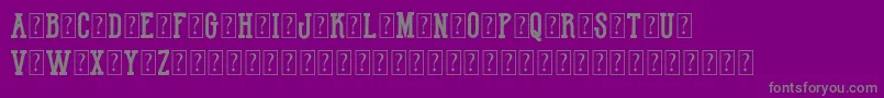 HotNationalTeamDemo Font – Gray Fonts on Purple Background