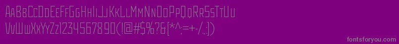 More about Rodchenkocondlightc Font Rodchenkocondlightc Font – Gray Fonts on Purple Background