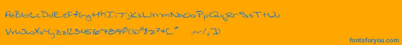 En savoir plus sur la police Shattered ffy Police Shattered ffy – polices bleues sur fond orange