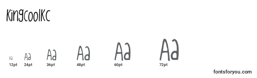 KingCoolKc Font Sizes