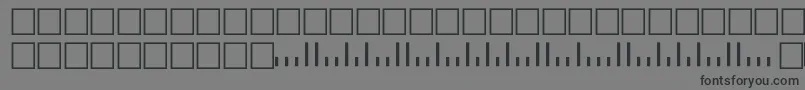 フォントV500001 – 黒い文字の灰色の背景