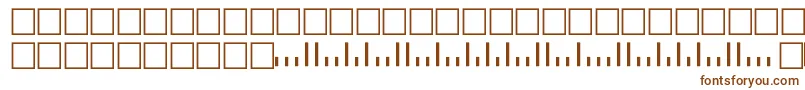 Шрифт V500001 – коричневые шрифты на белом фоне