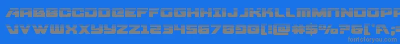 More about Aircruiserhalf Font Aircruiserhalf Font – Gray Fonts on Blue Background
