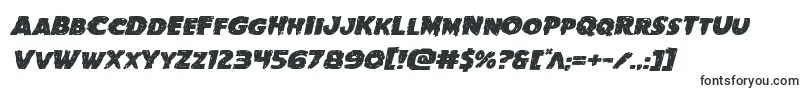 Шрифт Goblincreekexpandital – заполненные шрифты