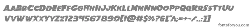 Goblincreekexpandital Font – Gray Fonts on White Background