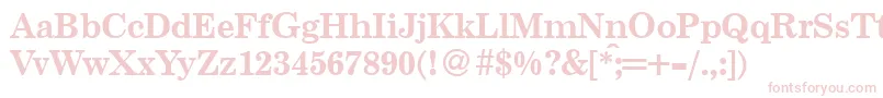 Centuryschoolbook ffy Font – Pink Fonts on White Background