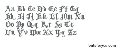 Bitmgothic-fontti