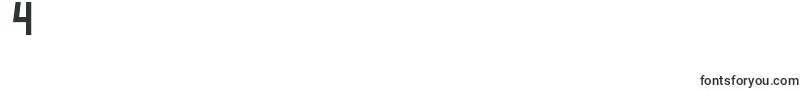 フォントLibbybold – フォント数字4
