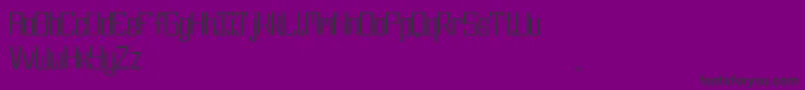 DbeFluorine Font – Black Fonts on Purple Background