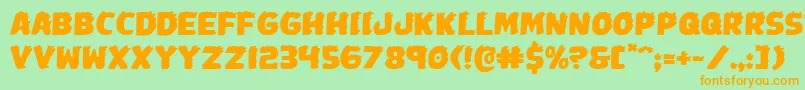More about Johnnytorchexpand Font Johnnytorchexpand Font – Orange Fonts on Green Background